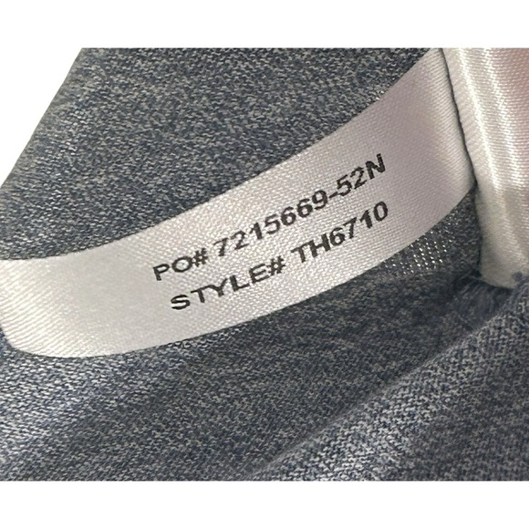 Men's Lightweight 100% Pima Cotton V-Neck T-Shirt Men's 3XL - Blue Preppy - Picture 5 of 7